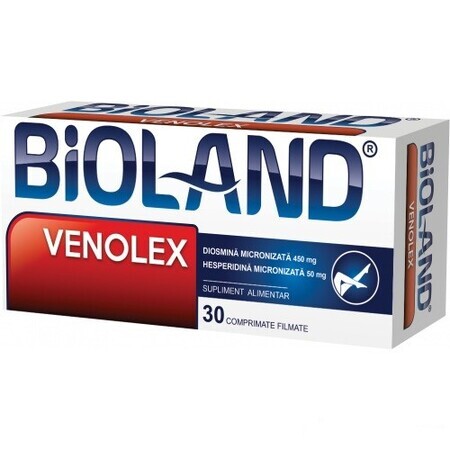 Bioland Venolex, 30 comprimate filmate, Biofarm