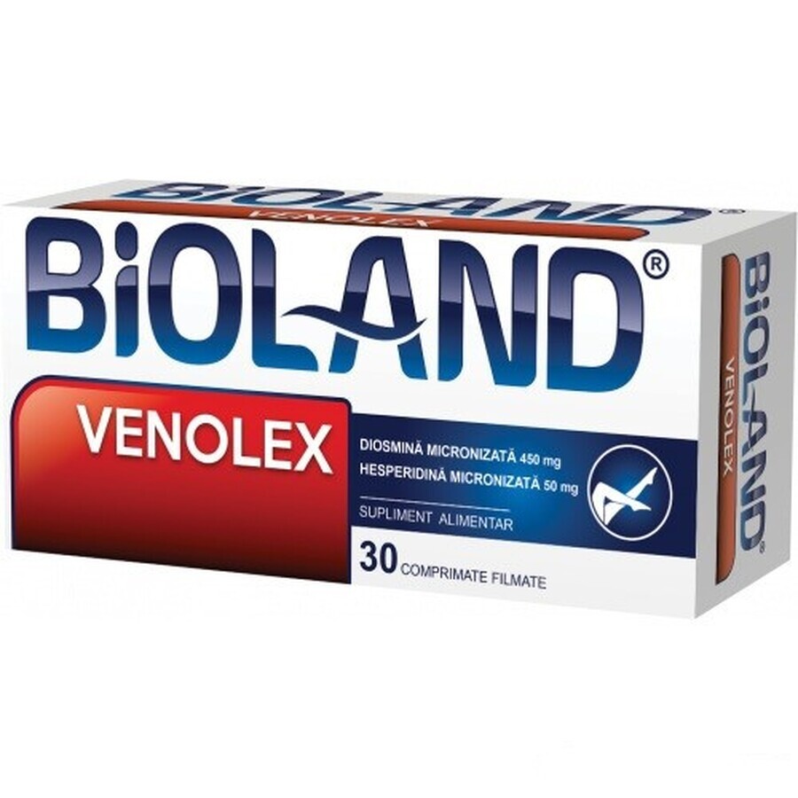 Bioland Venolex, 30 comprimidos recubiertos con película, Biofarm