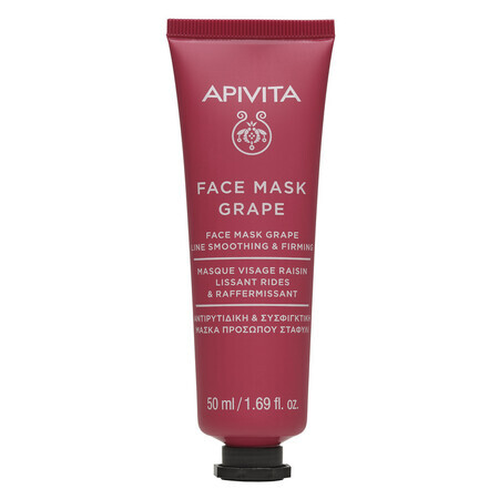 Masque à action rapide à l'extrait de raisin, 50 ml, Apivita