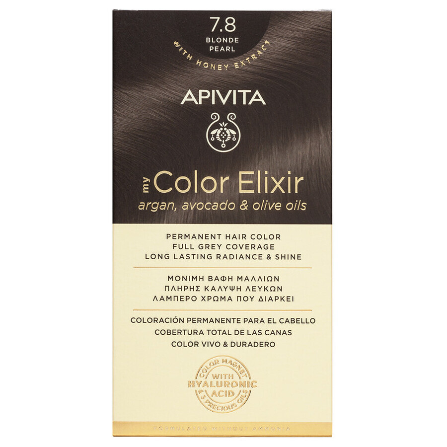 My Color Elixir haarverf, tint 7.8, Apivita