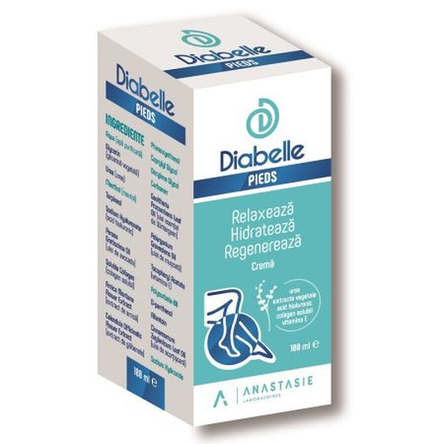 Diabetische voetcrème Diabelle Pieds, 100 ml, Anastasie Laboratoires