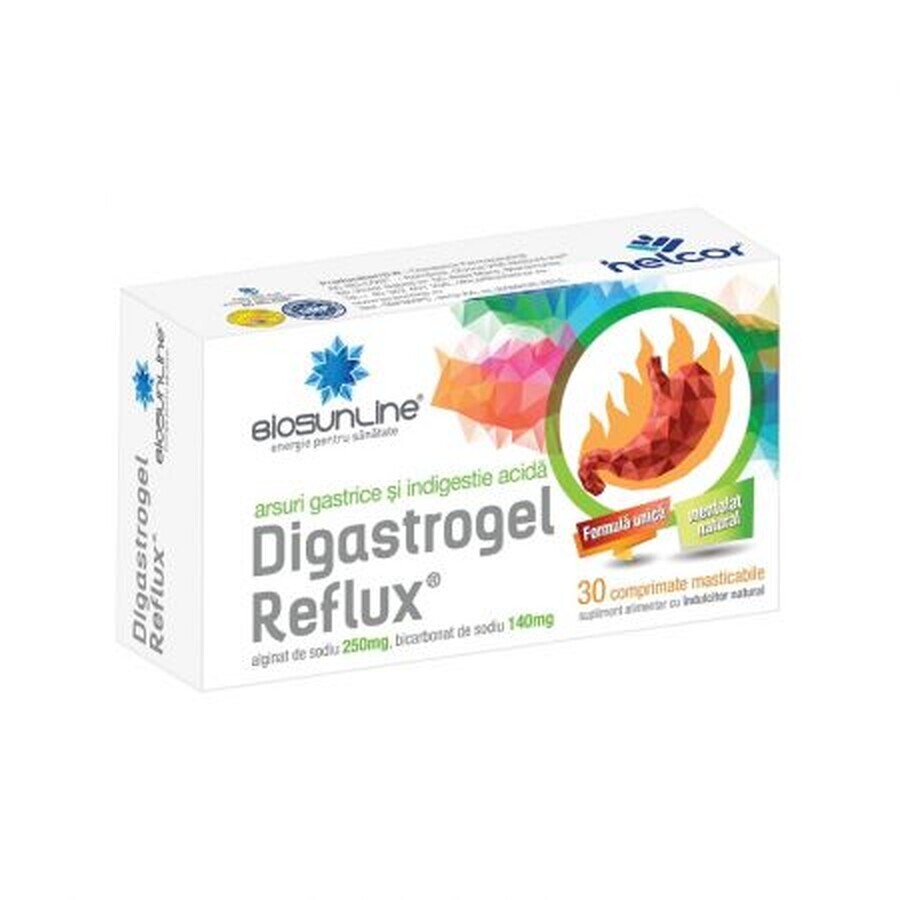 Digastrogel Reflux, 30 Tabletten, Helcor