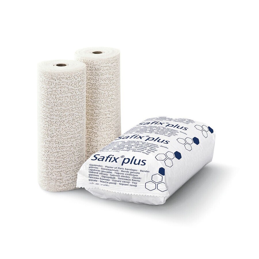 Gasa de tejido Safix plus, 10 cm x 3 m, 2 piezas, Hartmann