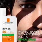 La Roche-Posay Anthelios fluid cu protectie solara SPF 50+ pentru fata UVmune 400 Oil Control, SPF 50+, 50 ml