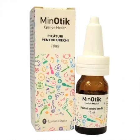 MinOtik gotas para los oídos, 10 ml, Epsilon Health