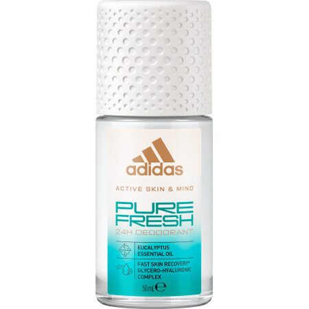 Desodorante Adidas roll-on pure fresh, 50 ml