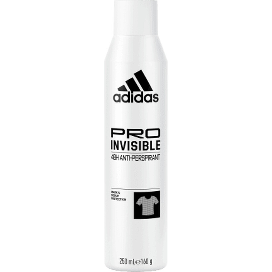 Desodorante Adidas Pro Invisible Spray, 250 ml