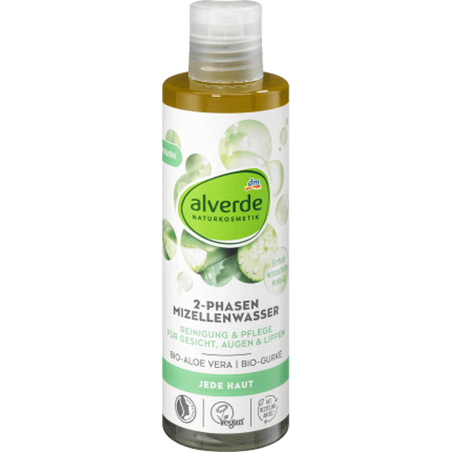 Alverde Naturkosmetik Agua micelar bifásica, 200 ml