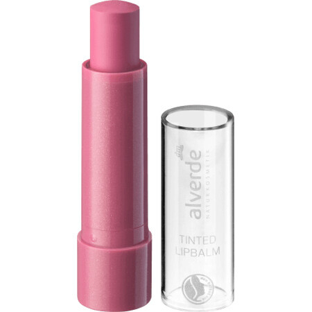 Alverde Naturkosmetik Bálsamo labial con color Frambuesa, 4,6 g