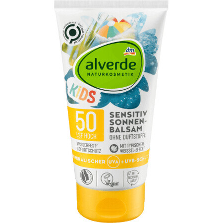 Alverde Naturkosmetik Kinder-Sonnenschutz-Balsam SPF50, 150 ml