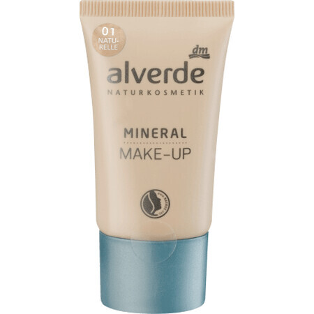 Alverde Naturkosmetik Mineral Foundation - Nr. 01 Naturelle, 30 ml