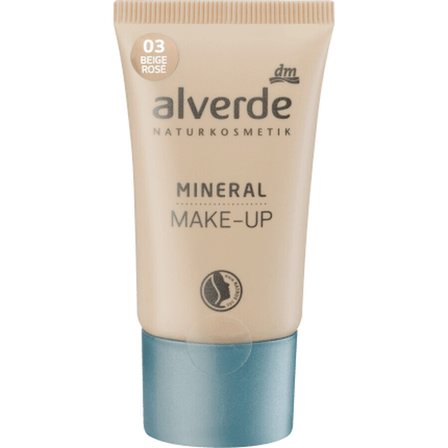 Alverde Naturkosmetik Natuurlijke minerale foundation 03, 30 ml