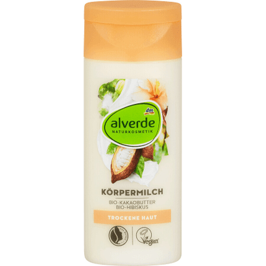 Alverde Naturkosmetik Leche Corporal Manteca de Cacao, 50 ml