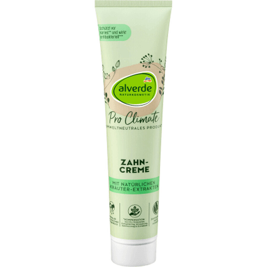 Alverde Naturkosmetik Pro Climate Kräuter-Zahnpasta, 125 ml