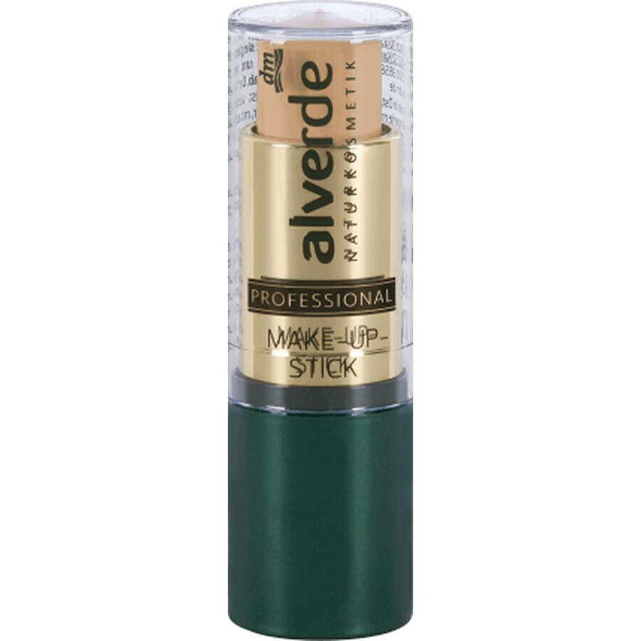 Alverde Naturkosmetik Base de Maquillaje Profesional en Barra - Nº 10 Light, 9,5 g