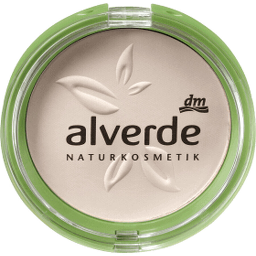 Alverde Naturkosmetik Polvo Compacto - Nº 10, 9 g