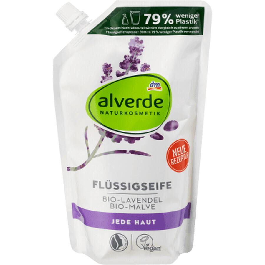 Alverde Naturkosmetik Jabón líquido reserva de lavanda, 500 ml