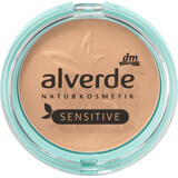 Alverde Naturkosmetik Sensitive pudră matifiantă, 11 g