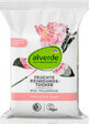 Alverde Naturkosmetik Toallitas Limpiadoras Rosa Silvestre, 25 uds.