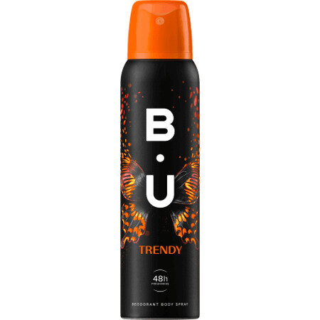 B.U. TRENDY Desodorante corporal en spray, 150 ml