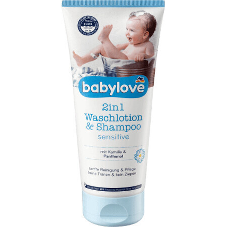 Babylove 2in1 douchegel en shampoo, 200 ml