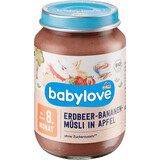 Babylove fresa, plátano, musgo y manzana 8+ ECO, 190 g