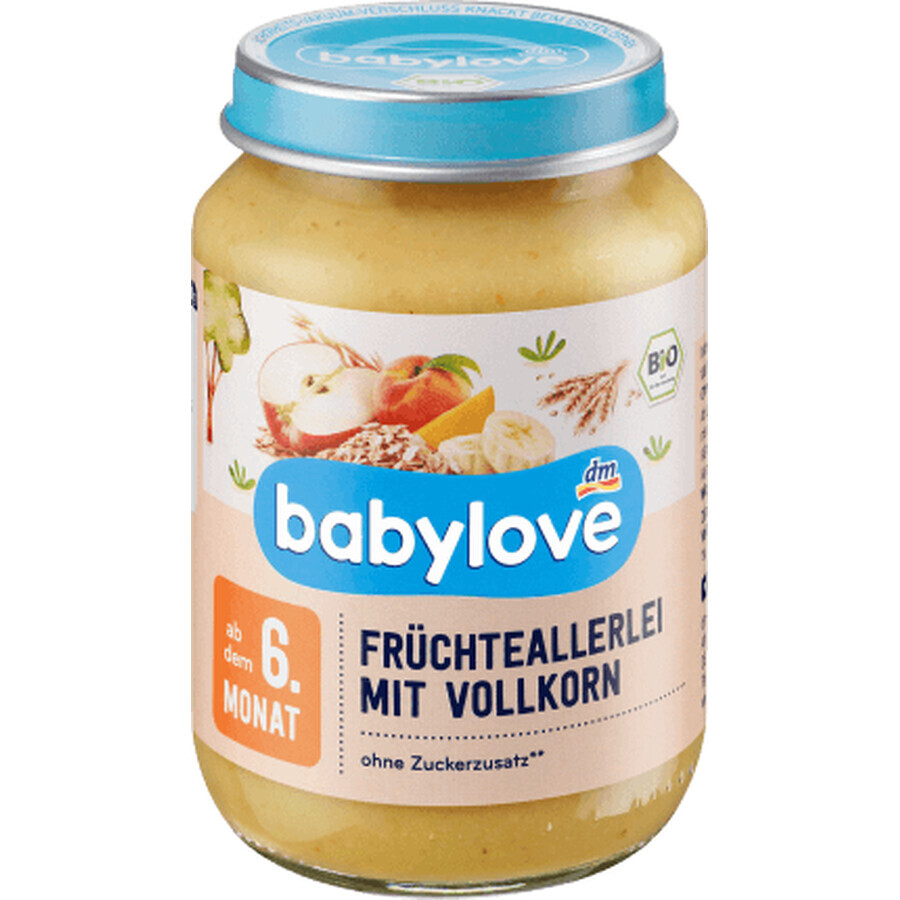 Babylove wholegrain cereal with various fruits 6+ ECO, 190 g