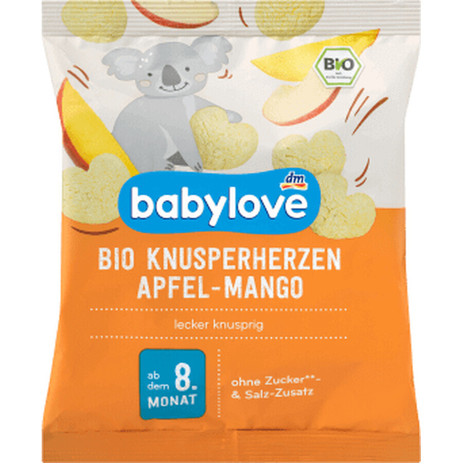 Babylove Chips de manzana con mango 8 +, 30 g