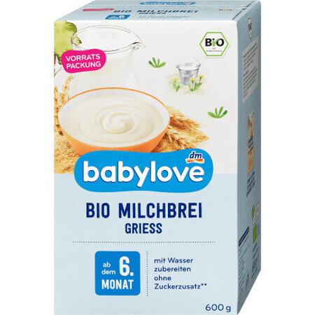 Babylove Grijs met melk, 600 g