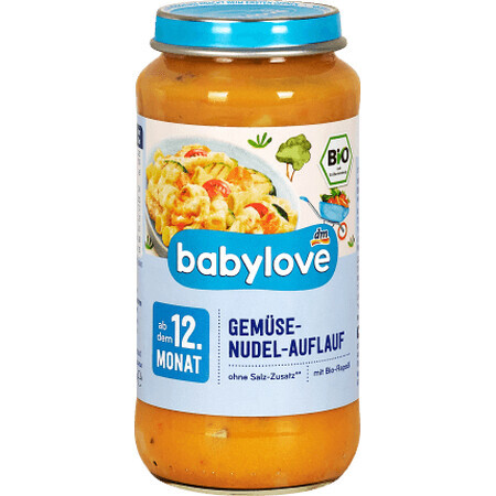 Babylove Menú de verduras con pasta ECO, 12+, 250 g