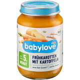 Babylove Mienie ECO de zanahoria y patata, 5+, 190 g