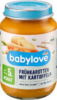 Babylove Mienie ECO de zanahoria y patata, 5+, 190 g