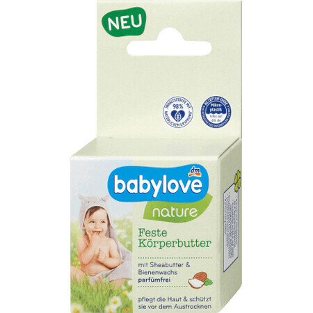 Manteca corporal natural Babylove, 30 g