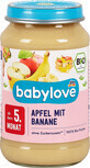 Babylove Pur&#233; de manzana y pl&#225;tano 5+, 190 g