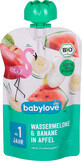 Babylove Pur&#233; de mel&#243;n con pl&#225;tano y manzana ECO, 12+, 100 g