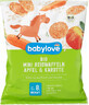 Babylove Redondo de arroz con manzana y zanahoria, 8+, 35 g