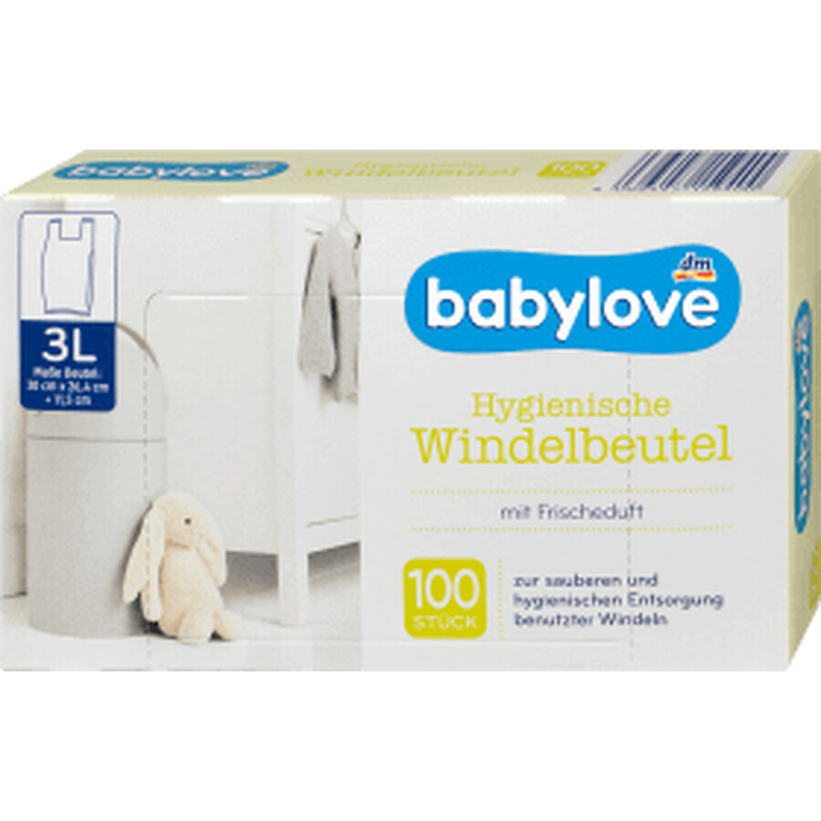 Babylove Wickeltaschen, 100 Stück