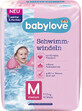 Pa&#241;al de nataci&#243;n Babylove talla M, 12 unidades