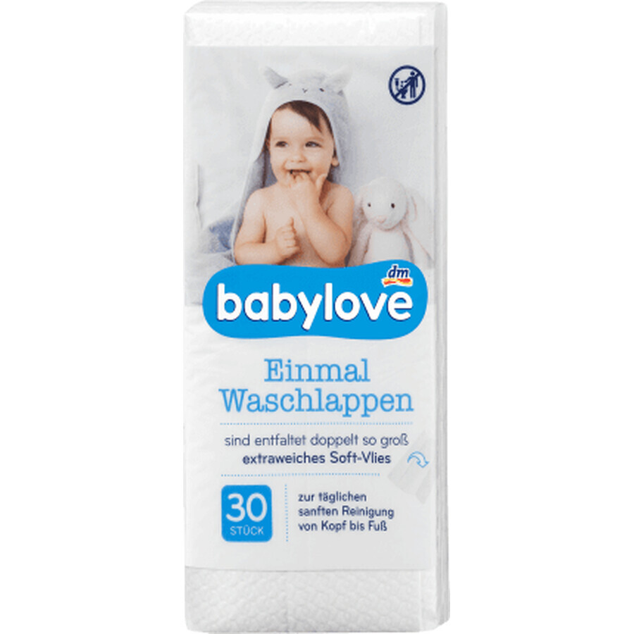 Toallitas desechables Babylove, 30 unidades