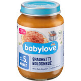 Babylove Espaguetis a la boloñesa 5+, 190 g