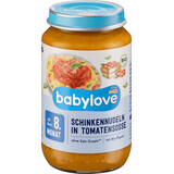 Jamón Babylove con salsa de tomate 8+ ECO, 220 g