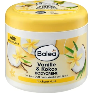 Balea crema corpo alla vaniglia e cocco, 500 ml, DM