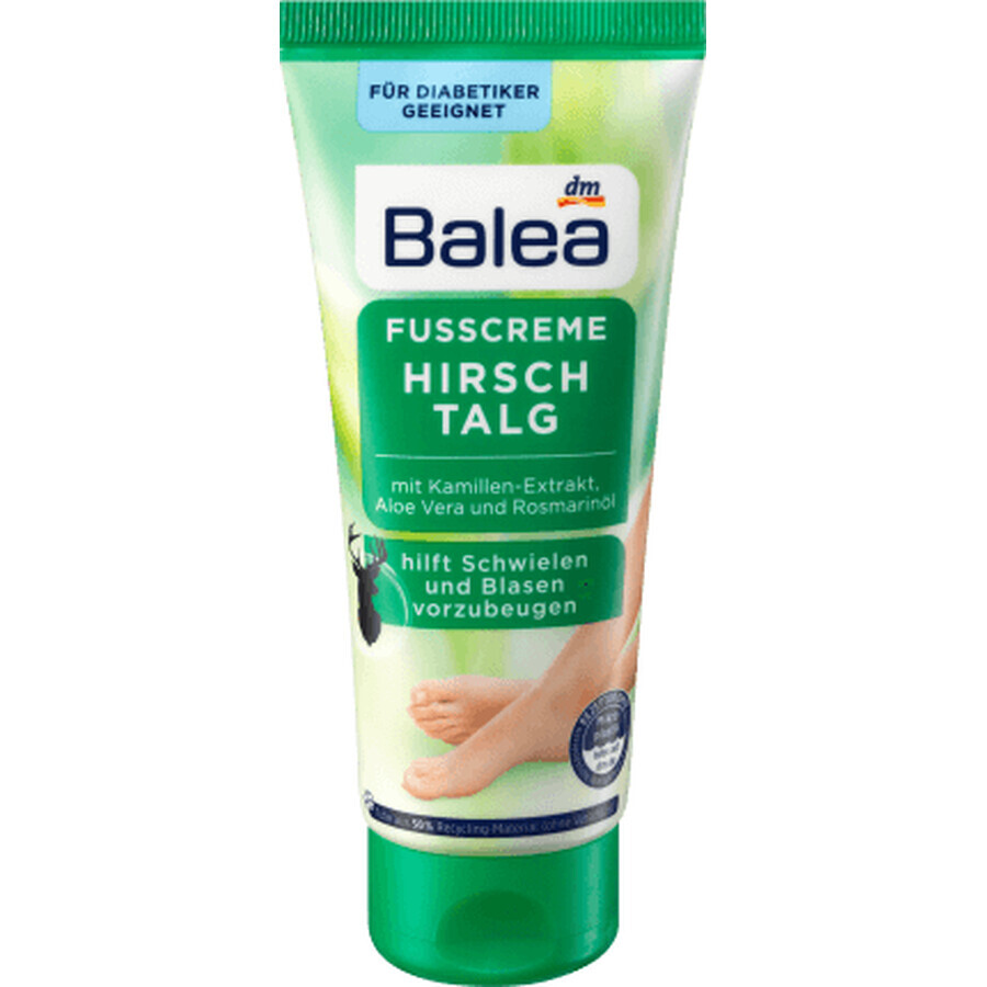 Balea Crema para pies con sebo de ciervo, 100 ml