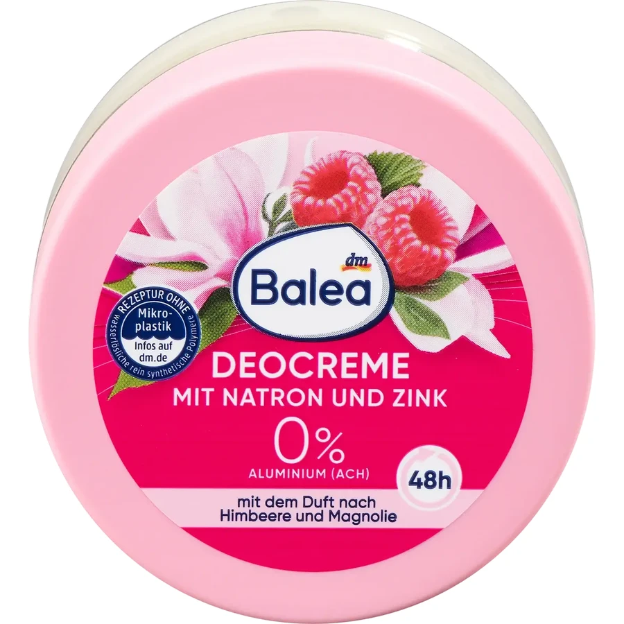 Balea Crème déodorante framboise, 50 ml