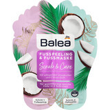 Balea Mascarilla y exfoliante para pies 2x10ml, 20 ml