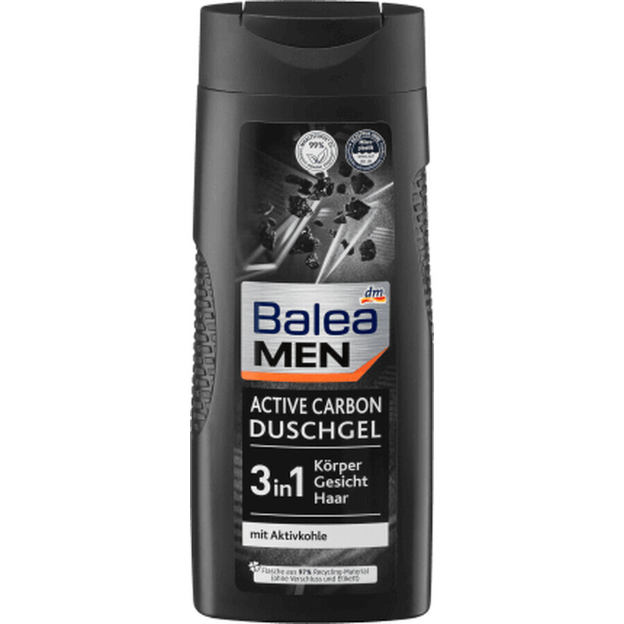 Gel de ducha de carbón activo Balea MEN, 300 ml