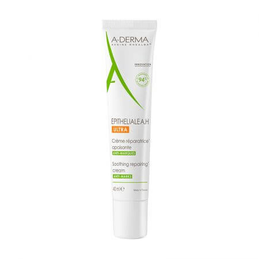 A-Derma Epiteliale AH Crema ultra reparadora con efecto calmante, 40 ml