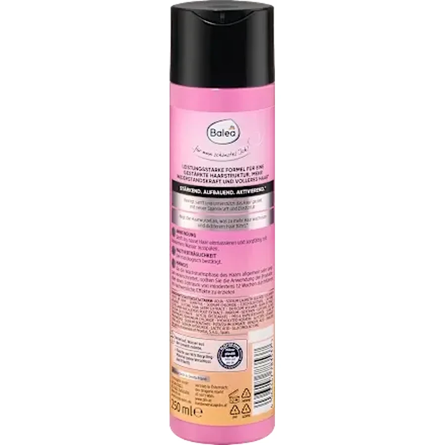 Balea Shampoo professionale per la crescita dei capelli, 250 ml