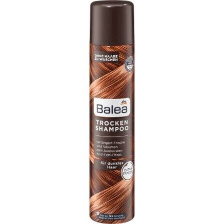 Balea Champú seco para cabellos oscuros, 200 ml