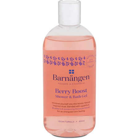 Gel de ducha Barnängen Berry Boost, 400 ml